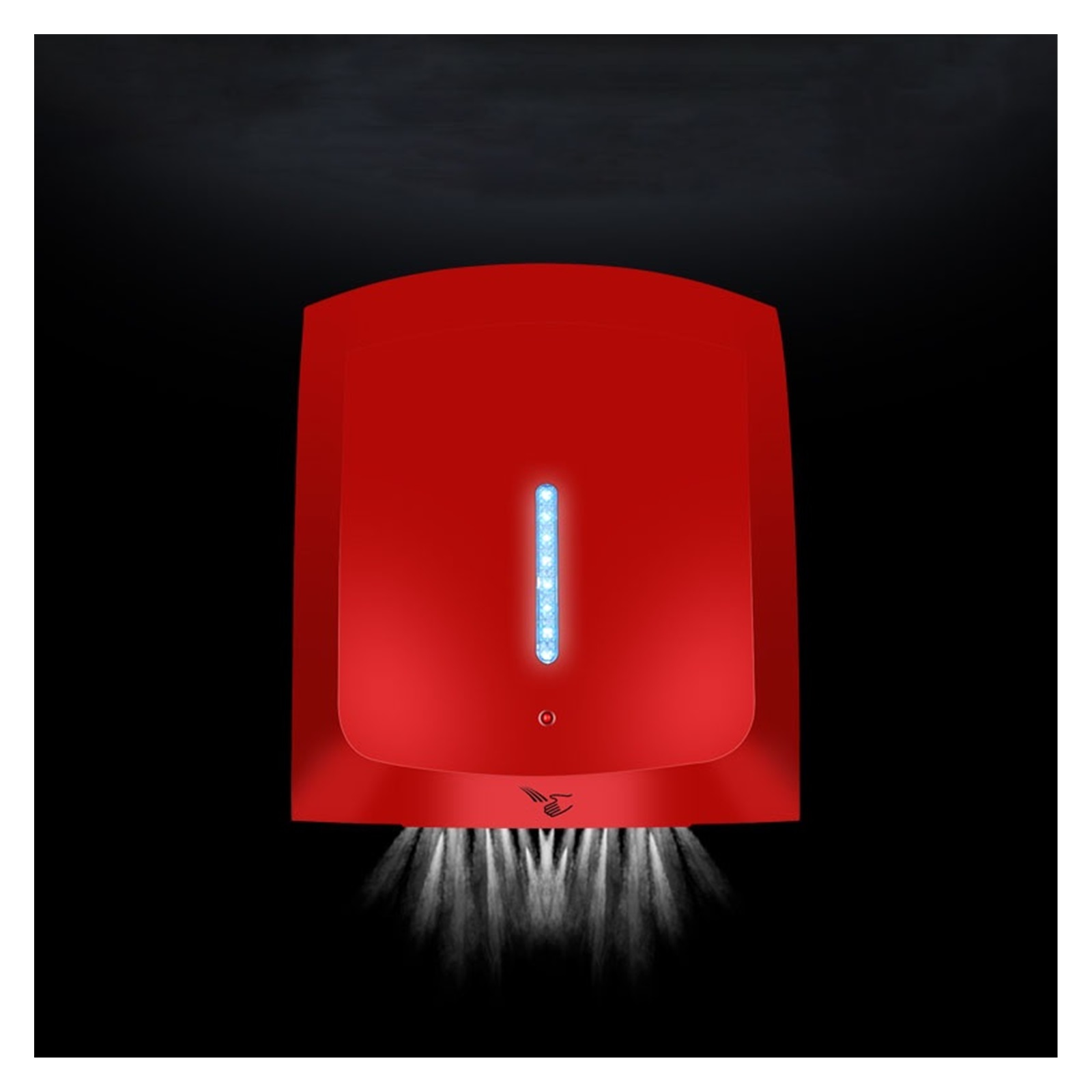 Automatic Induction Hotel Household Bathroom Blow The Phone Dry Hands Hand Dryer Hot and Cold Switching Punch-free Installation ,Wall Mounted Type